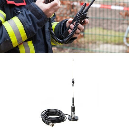 Portable CR-77 Antennas System Double Band Antennas with Base for Radio - Zdjęcie 2 z 8