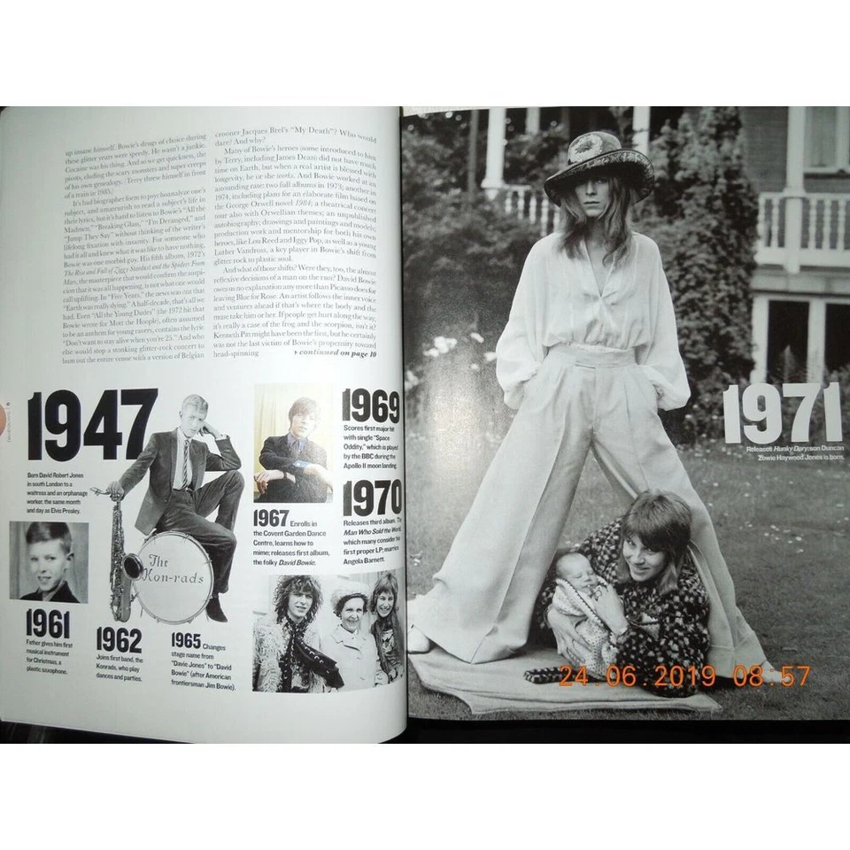 DAVID BOWIE his enduring INFLUENCE ON STYLE & CULTURE + RARE PHOTOS no label NEW - Image 3 of 4