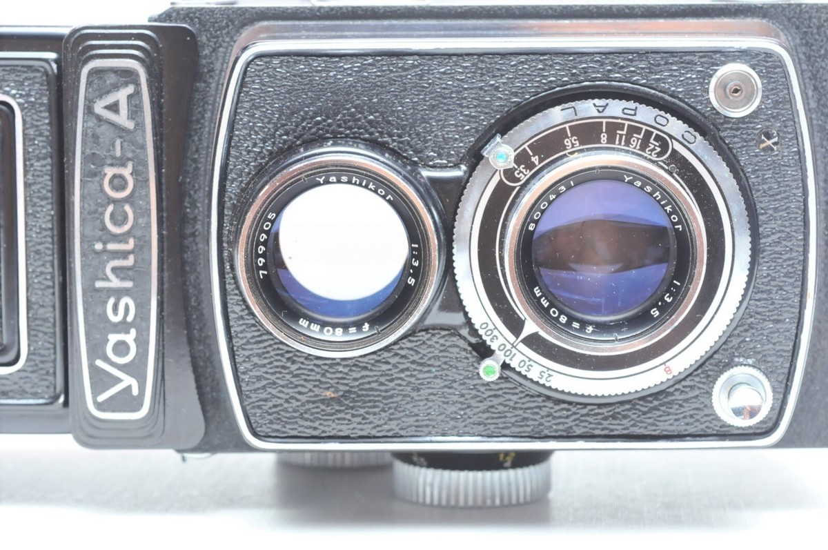 Yashica-A Twin Lens Reflex Medium Format Camera | 6x7 cm | 80mm f3