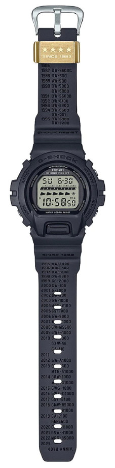 Casio DW-6640RE-1JR G-Shock 40th Anniversary Remaster Black Series