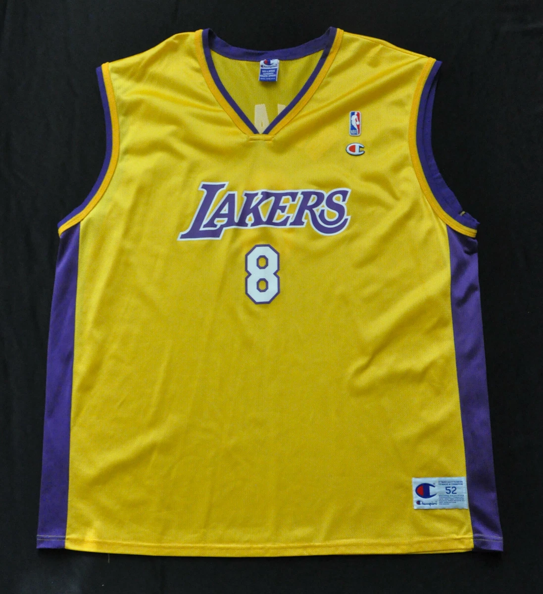 VINTAGE LOS ANGELES LAKERS JERSEY SHIRT NIKE BASKETBALL NBA #8 KOBE BRYANT  NWT