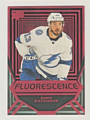 2021-22 Upper Deck FLOURESCENCE RED #FL-3 BORIS KATCHOUK RC Rookie Lightning