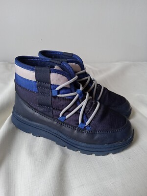 Carter's Fallon Boys Slip-on Shoes High Top Boots Size 12 Us/30 Eu Blue