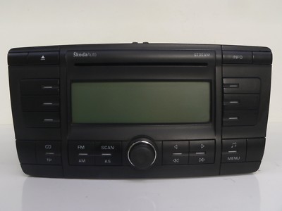 SKODA OCTAVIA II 2 RADIO CAR AUDIO AUTORADIO STREAM 1Z0035161B