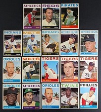 1964 Topps Baseball Starter Lot 18 Cards