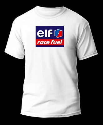 ELF Tyrrell Racing Fuel F1 White 50/50 T-Shirt - Sizes S-XL
