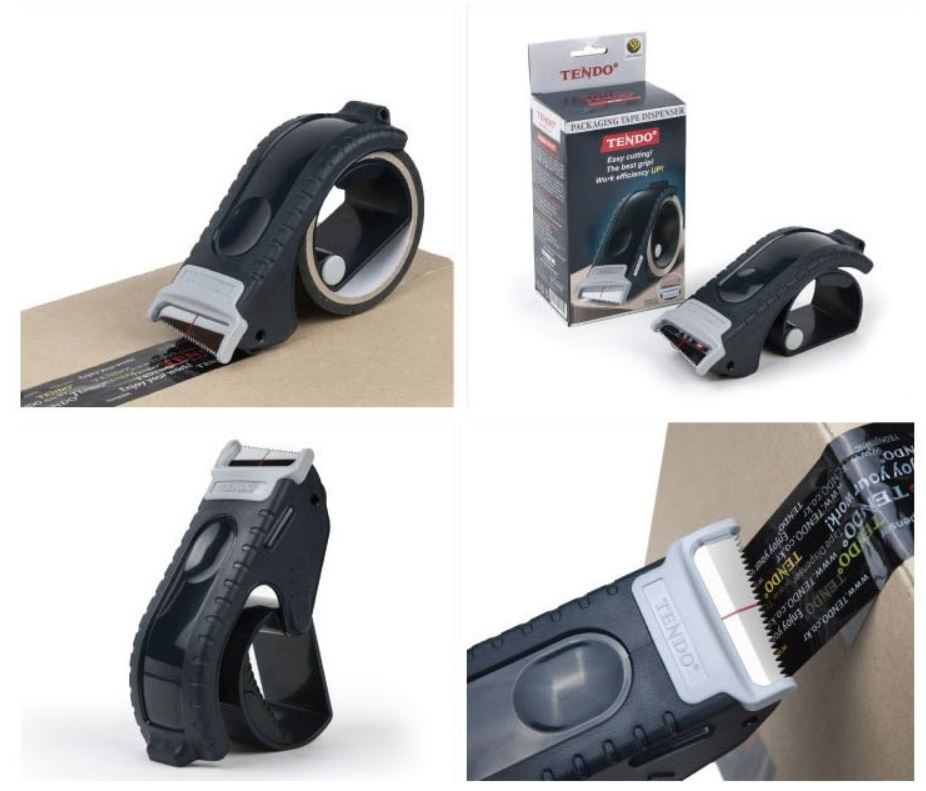 TENDO Tape Gun Dispenser 2 Inch Packaging Cutter Heavy Duty TapeGun