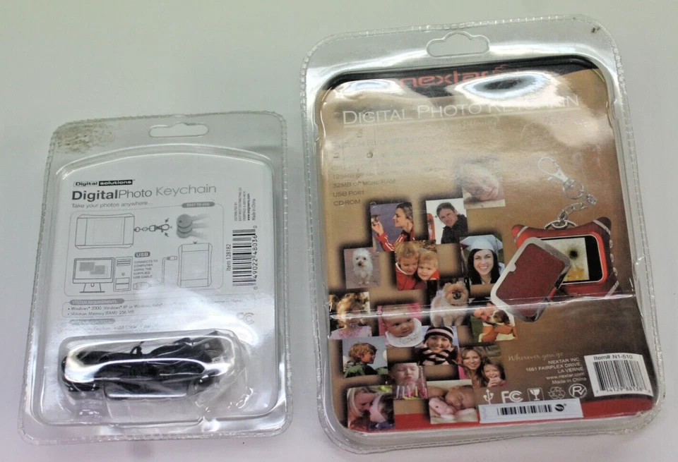 (2) Digital Photo KeyChains Nextar & Digital Solutions New in sealed Packages - Image 2 of 4