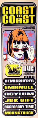 FRANK KOZIK Siebdruck COAST TO COAST von 1999 signiert 