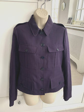 Hermes Purple Fitted Jacket. Size S