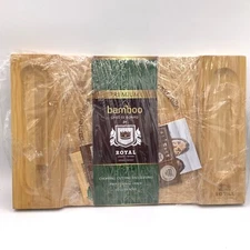 Bamboo Royal Craft Wood Cheese Board Cutting Chopping Serving Tray Organic