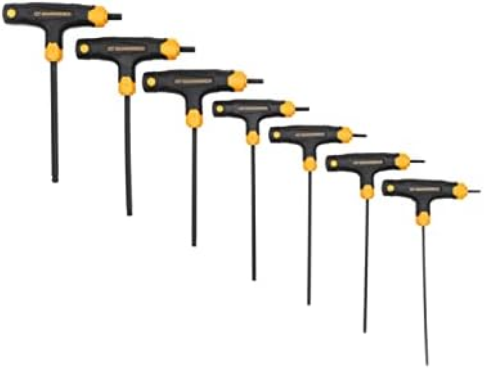 GearWrench 83515 Set di Chiavi SAE con EstremitÃ  Sferica Esagonali Metriche con