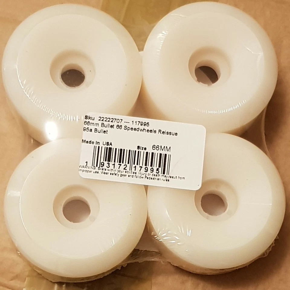 SANTA CRUZ Bullet 66- 95a 66 mm - Skateboard Wheels '80s Old School Reissue - image 4 of 4