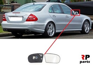 wing mercedes mirror glass right heated class 2007 benz frame