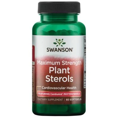 Swanson Maximum Strength Plant Sterols CardioAid Phytosterols 60 Softgels