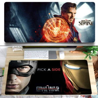 Tappetino Mouse XXL Captain America - Licenza Ufficiale Marvel, Impermeabile E Antiscivolo Per Gamer - Foto 4