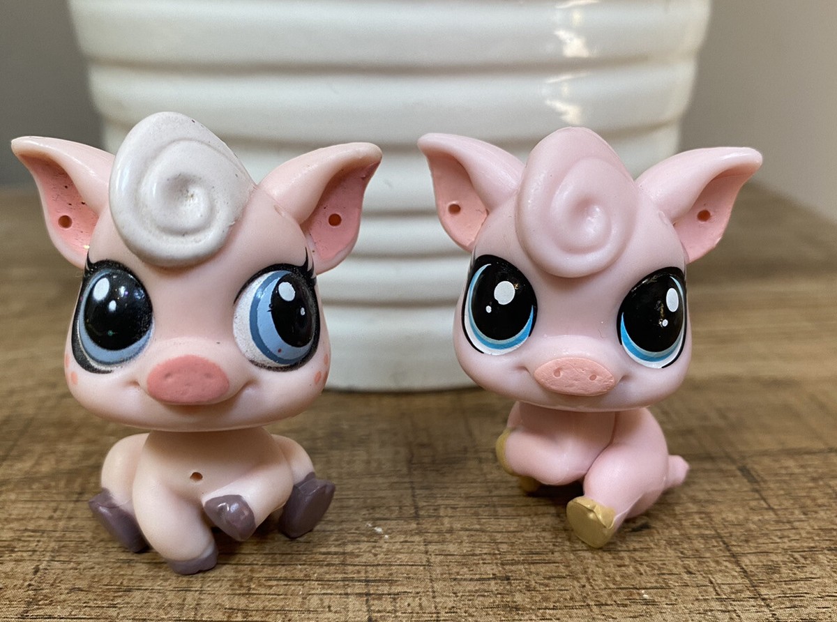 Figurine Little Pet Shop LPS Cochon #266 Hasbro - Occasion, Univers Littlest Pet Shop
