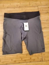 Nike Dri-FIT ADV Fitness Base Layer Shorts Gray Black DX1916-068 Men Size XXL