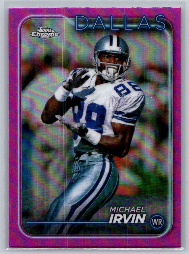 2024 Topps Chrome #36 Michael Irvin Pink Refractor