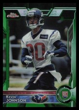 2015 Topps Chrome #180 Kevin Johnson Green Refractor