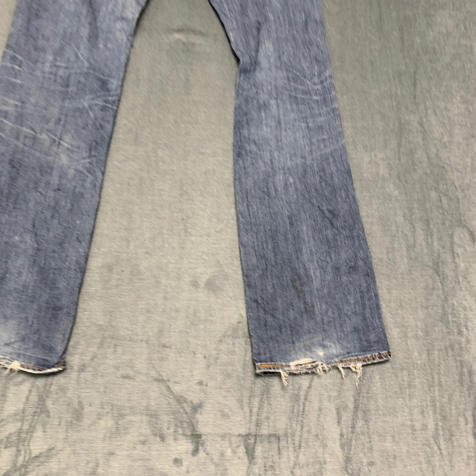 Pantalones de mezclilla vintage Levi's 514 The Original para hombre 38x32 azul calce ajustado pierna recta Foto 2 de 4