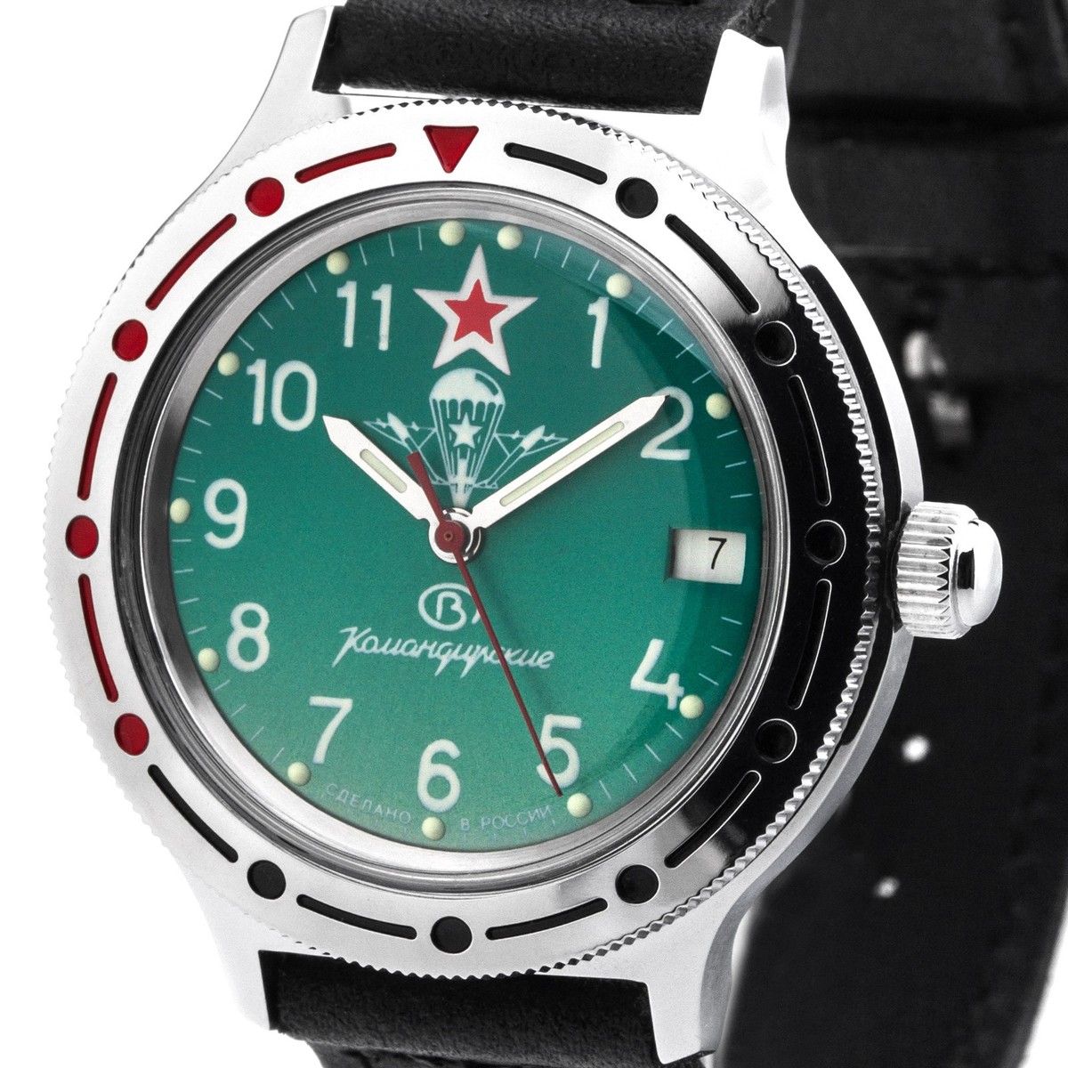 VOSTOK Komandirskie Automatik 2416/921306 russische Uhr