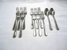 ONEIDA SOAR STAINLESS SPOON,FORKS 13-pcs.