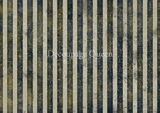 Decoupage Queen - Dainty and The Queen - Festive Stripes Rice Paper A4