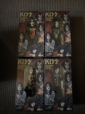 Juego de 4 figuras de disfraces de la serie Ben Cooper de NECA KISS para niños EN MANO totalmente nuevas