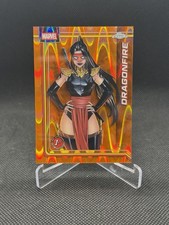 2026 Topps Chrome Marvel #33 Dragonfire Orange Raywave Refractor /25