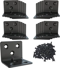 Black Stainless Steel Shelf Bracket,Joint Right Angle Bracket,L Shape 