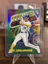 2026 Topps Series 1 - Jac Caglianone (RC) - Titans Of The Game Green /99