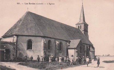 45* LES BORDES l eglise RL62,0064