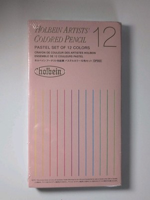 Holbein Colored Pencils Artist OP903 12 Colors Pastel Tone Set Brand New Sealed