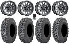 Method 414 15" Wheels Bk +38mm 32" Parallax Tires UForce U10 Pro / U10 XL Pro