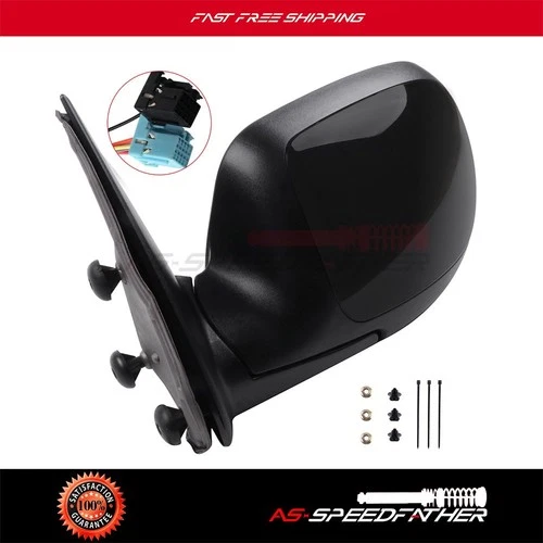 Power Heated Black Turn Signal Arrow Light For 2003-07 GMC Chevy Left Mirror