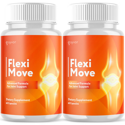 (2 Pack) Flexi Move Joint Support Advanced Formula Supplement FlexiMove 120 Caps