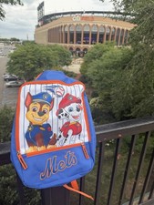 2026 Paw Patrol Chase Marshall Backpack SGA New York Mets Book Bag Nickelodeon