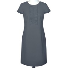 Banana Republic Black Wool-Blend Ruched Sheath Dress Size 2
