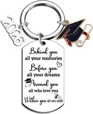 Aisity 2026 Graduation Gifts for Her Him Class Of 2026 Graduation Keychain for U