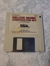 Deluxe Music Construction Set By Geoff Brown 1986 Macintosh Program Disk Only