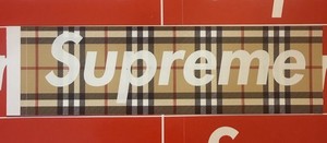 Supreme Burberry Sticker | eBay