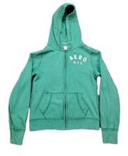 Aeropostale Women s New York City Full-Zip Hoodie in Teal Large