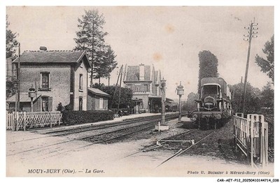 CAR-AETP12-0629-60 - MOUY-BURY - Der Bahnhof - Zug