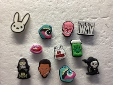 croc shoes charms lot of 11 mixed.