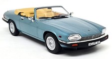 Norev 1/18 - Jaguar XJ-S V12 H.E Cabriolet 1988 Blue Diecast Model Car