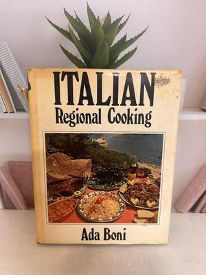 Italian Regional Cooking by Ada Boni 1969 HCDJ First Edition Illustrated