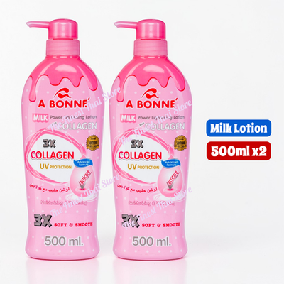 A Bonne Milk Power Soft & Smooth Lotion Plus Collagen Moisturizing