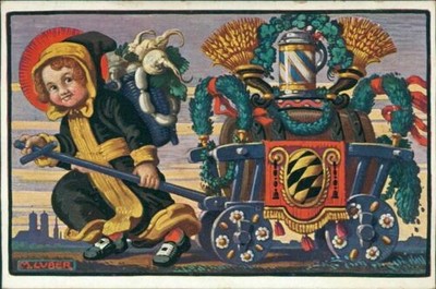 Postcard Oktoberfest Munich 1921 (No.9420)