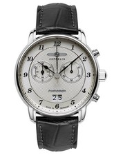 Image of Zeppelin Men's Watch Chronograph Friedrichshafen Black Chrono 8584-4